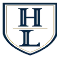 Logo featuring a dark blue and gold shield with the letters "H" and "L" intertwined inside.